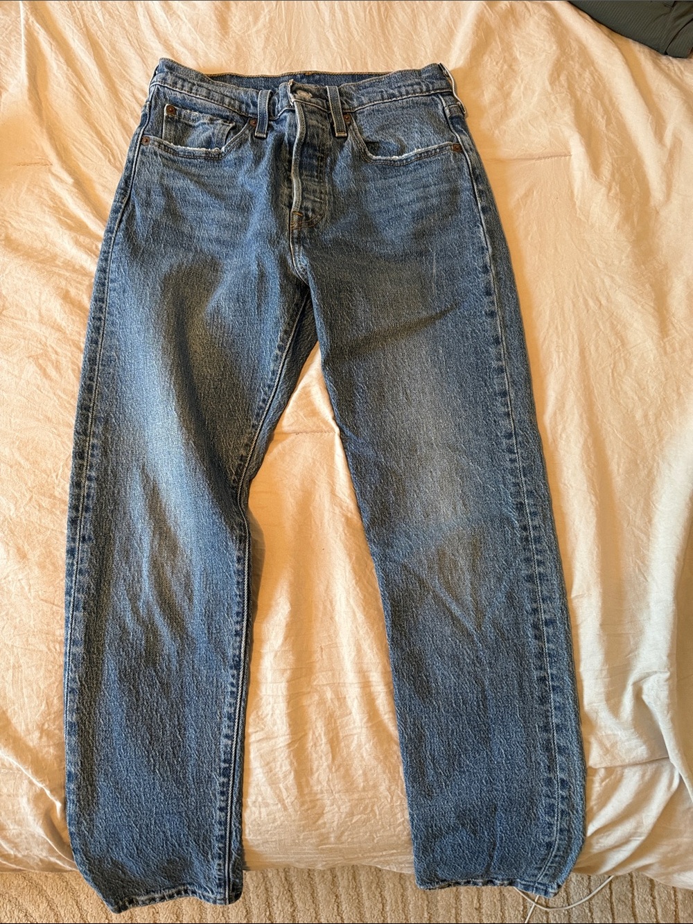 Levi's women’s Straight Leg Blue Denim Jeans